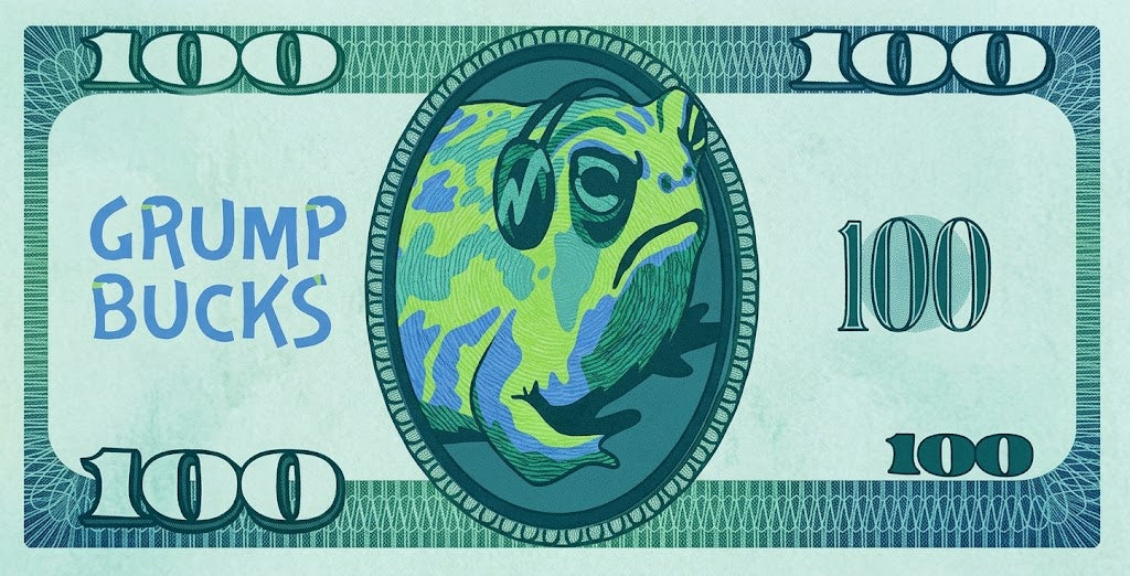 Grumpy Frog Records Gift Card (Grump Bucks)